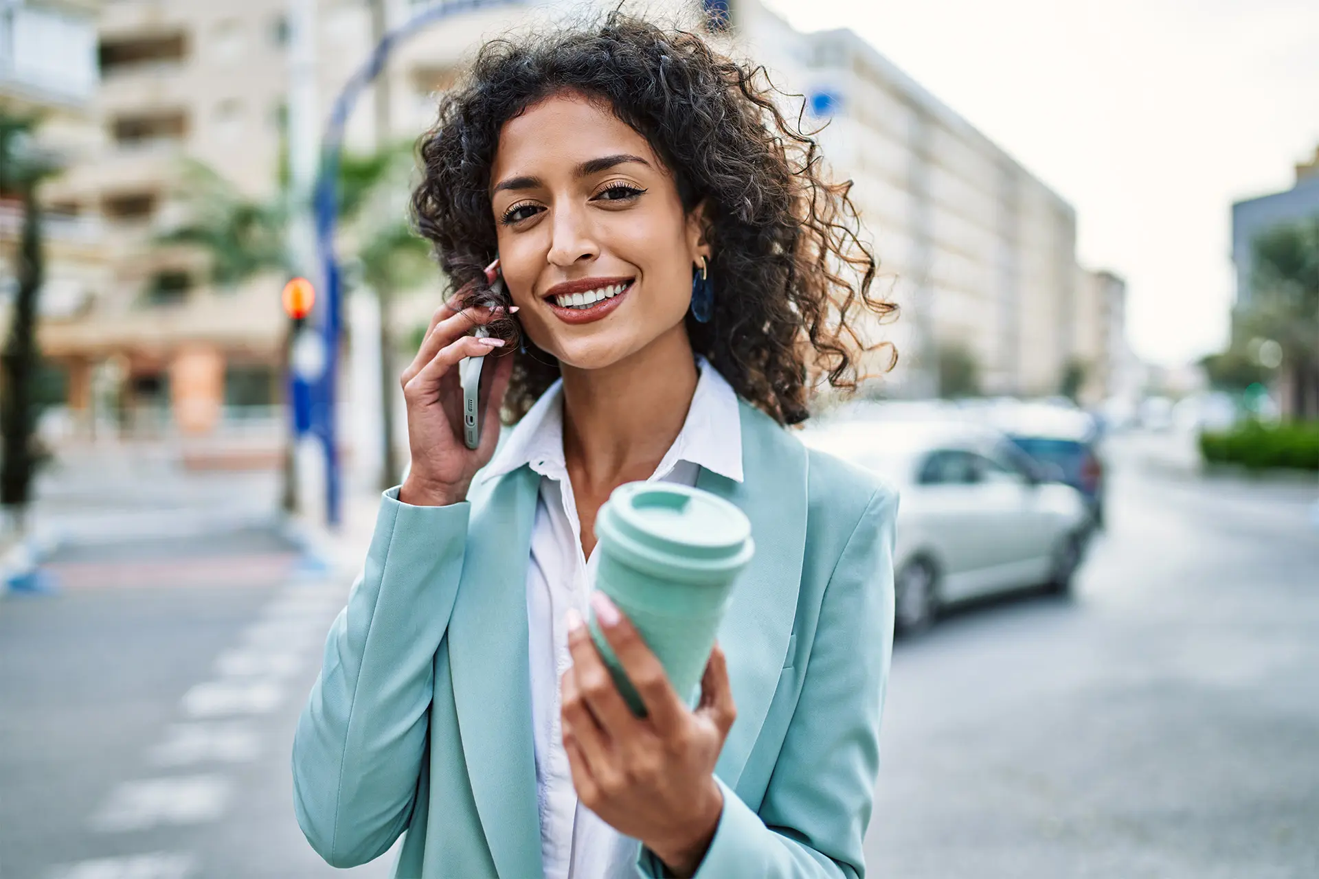 Professional on a phone call about July 2026 employment green card planning